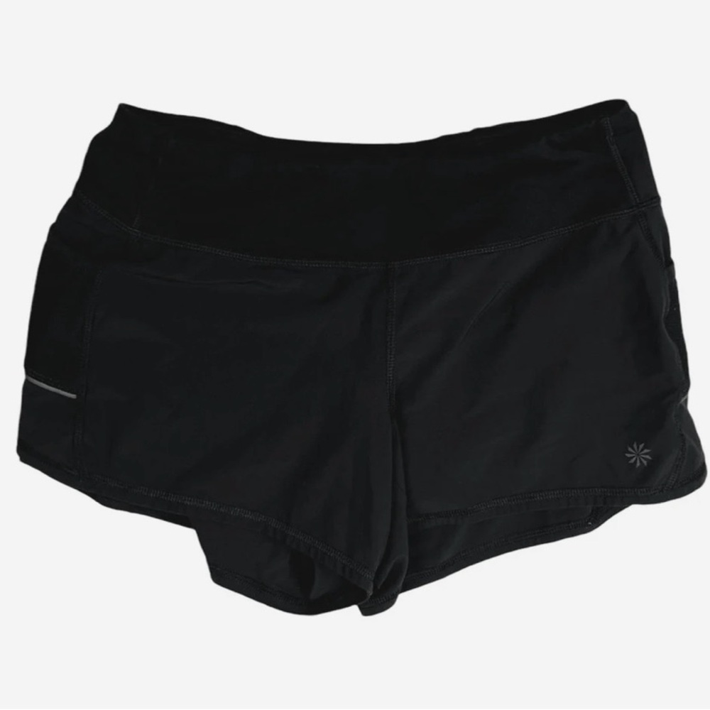 Athleta Women's Black Athletic Shorts pre- owned